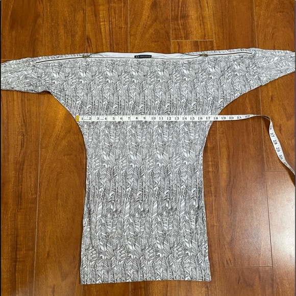 ARMANI EXCHANGE AX Tunic Geomatric Zipper Neckline XS - Picture 6 of 11